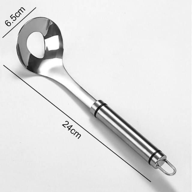 [JUALSEMUA18](25)Cetakan bakso/sendok bakso/sendok bahan stainless/sendok pembuat bakso 24cm