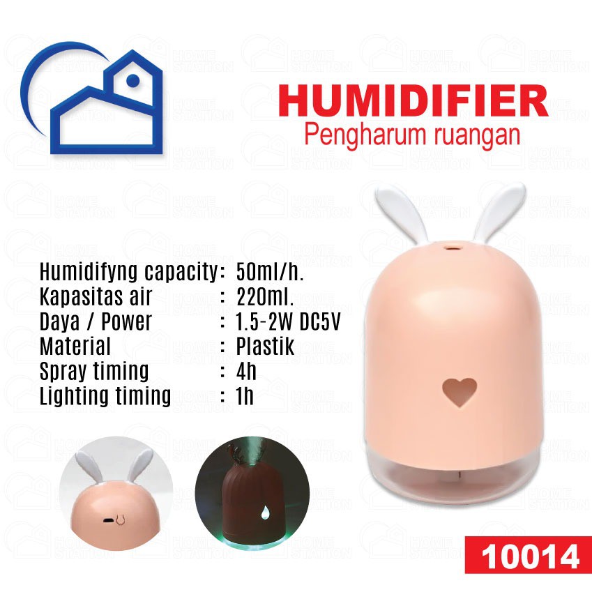 Humidifier Aromatherapy Ultrasonic Pewangi Ruangan Air Diffuser Aroma Terapi Purifier 10014