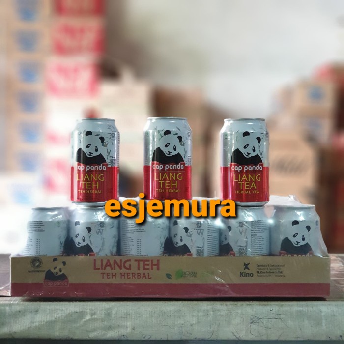 

DISKON - (BISA COD) Liang Teh Tea CAP PANDA perdus isi 24 kaleng
