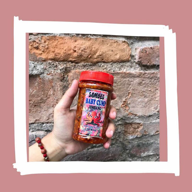 Sambel Baby Cumi Jombang Sambal Pedas Uleg SBCJ Menu DEBM Aneka Sambel Seafood Frozen Food Pedas