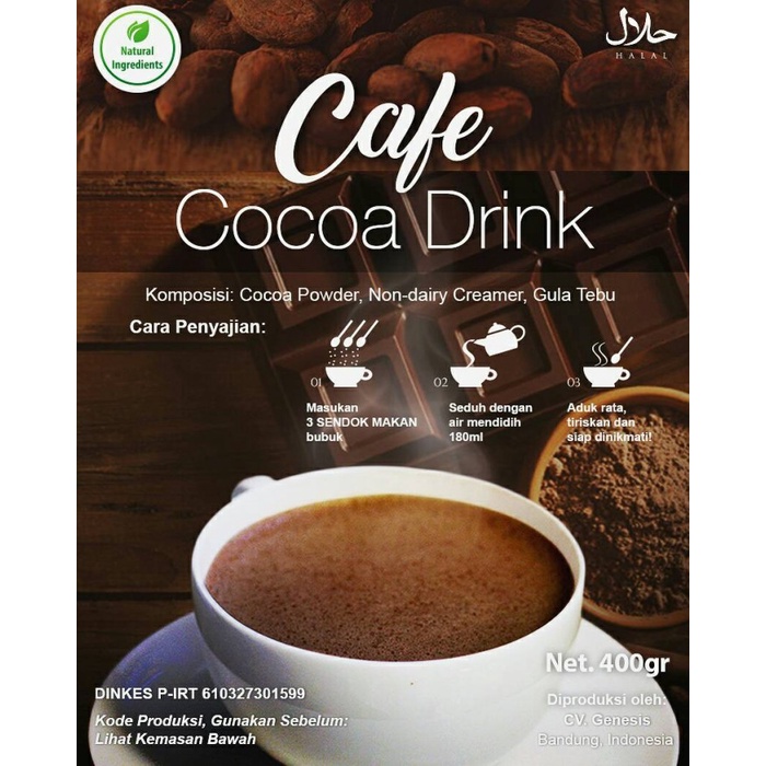

201nhgg Genesis Cafe Cocoa Drink / Chocolate Drink Ds201Fs