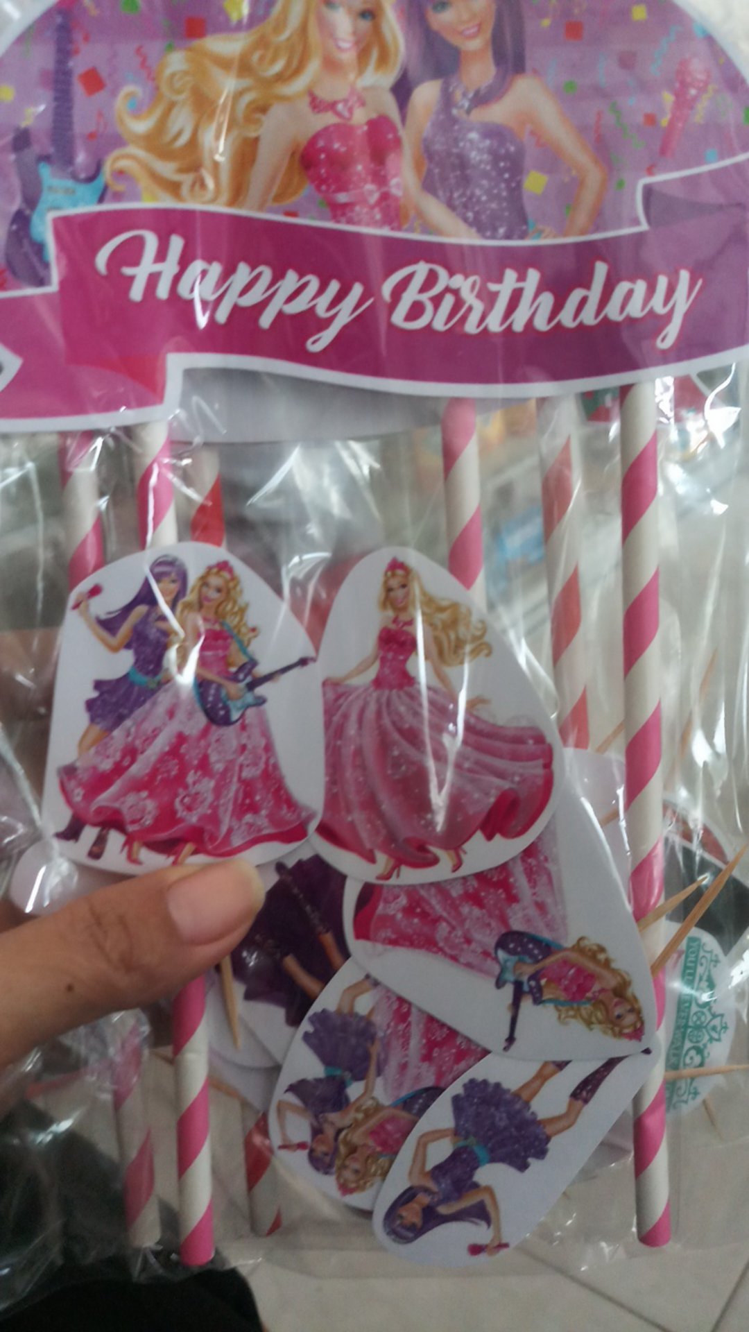 Hiasan Kue Cake Topper Birthday C1 Princesses Isi 7