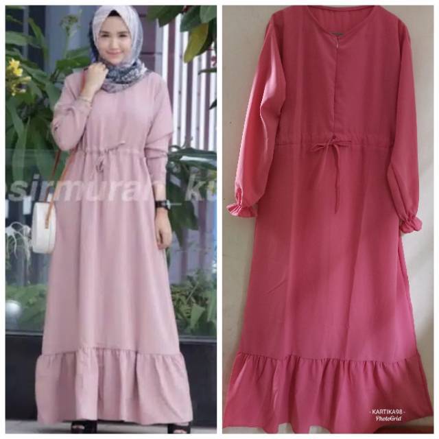 Gamis Rempel Bawah