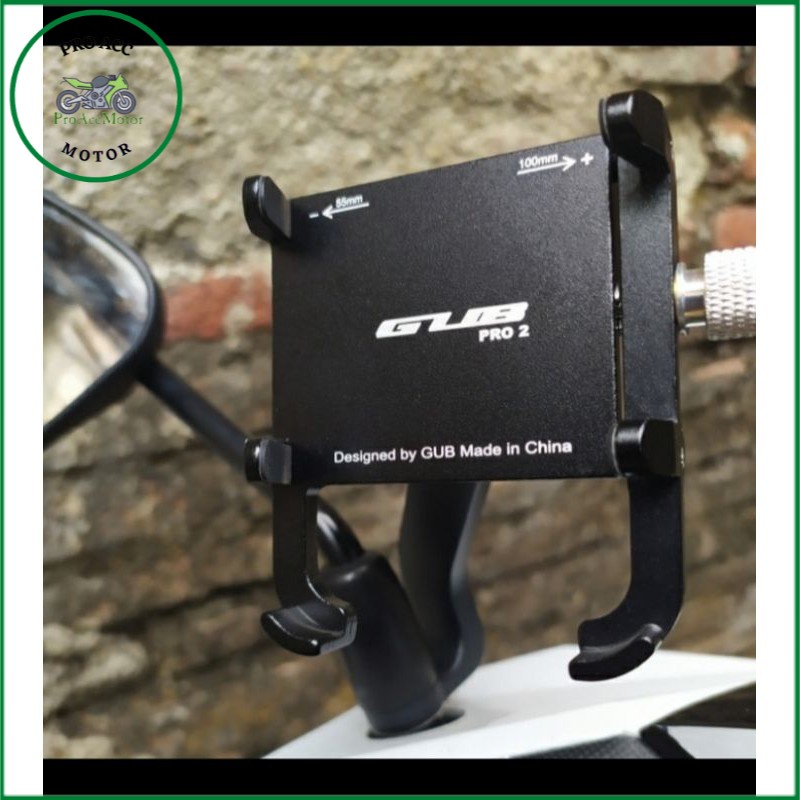 GUB PRO 2 HOLDER HP/HANDPHONE/GPS motor NMAX AEROX VARIO NEW NMAX ADV PCX MIO XMAX FREEGO LEXI (COD)