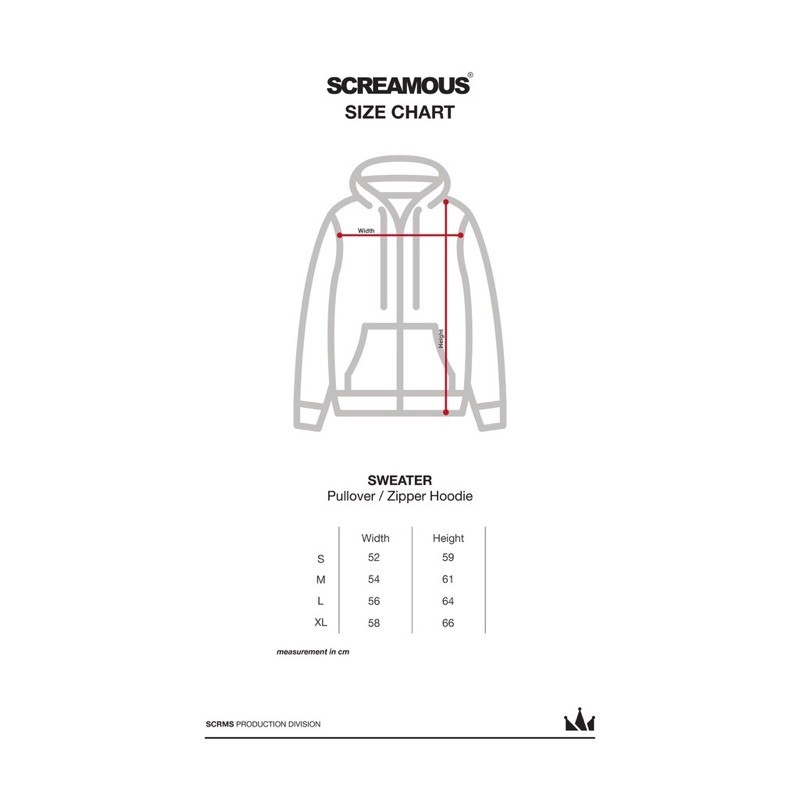 Sweater Hoodie - Merk Screamous