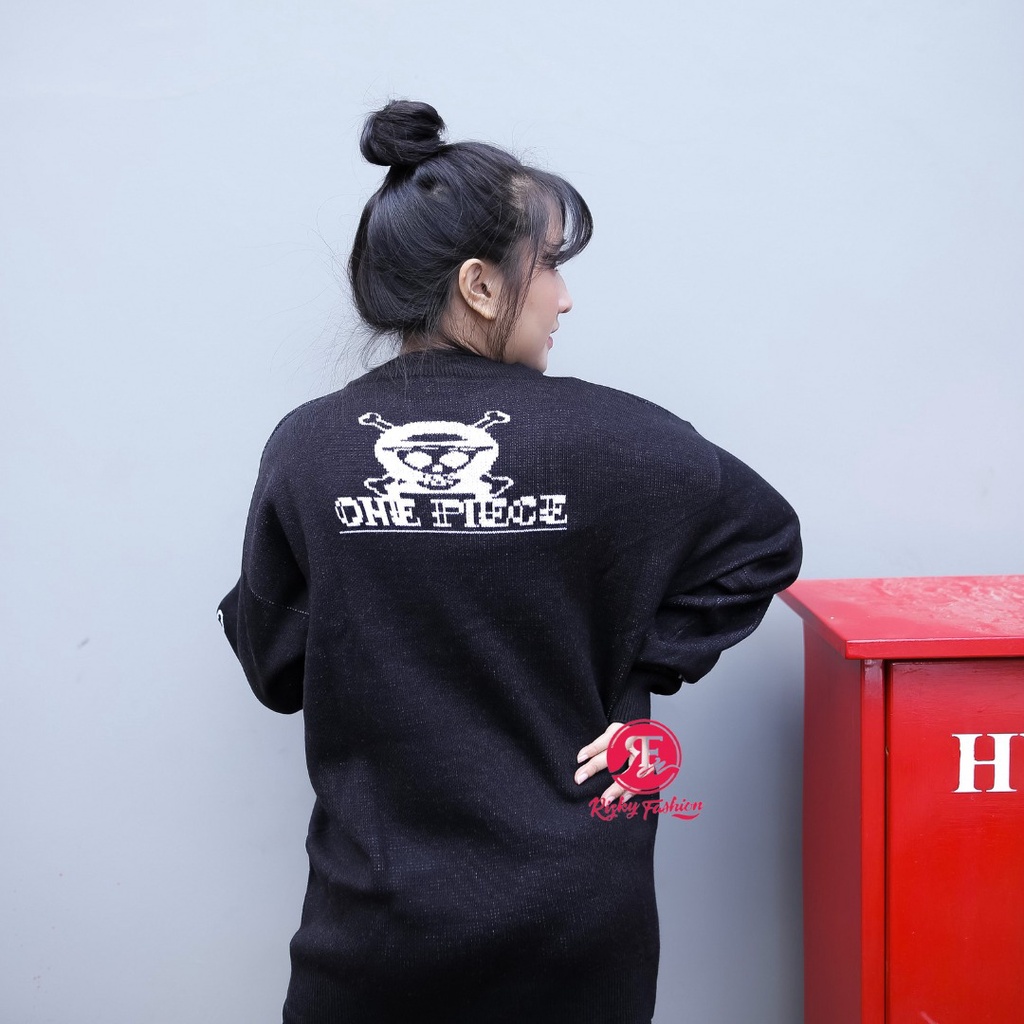 One piece d'luffy anime harajuku knitwear sweater