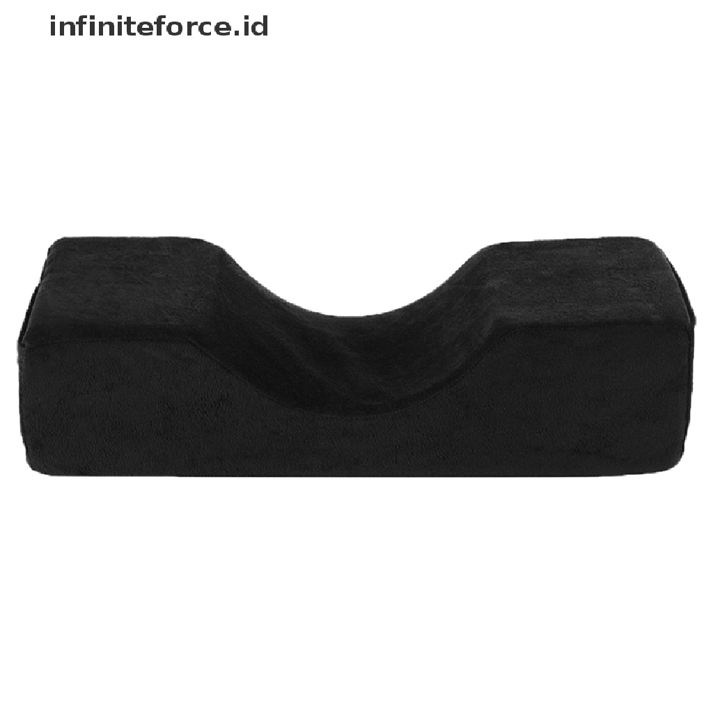 (Infiniteforce.Id) Bantal Memory Foam Penyangga Leher Bahan Flanel