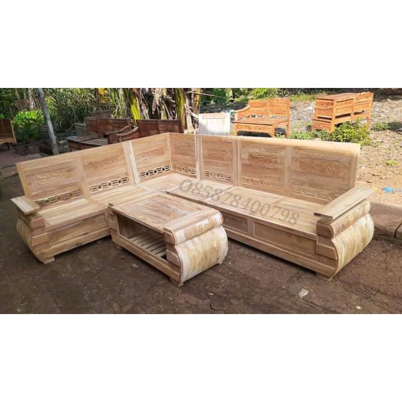 Kursi Tamu Sudut Minimalis Full Kayu Jati kursi sudut minimalis terbaru mentahan