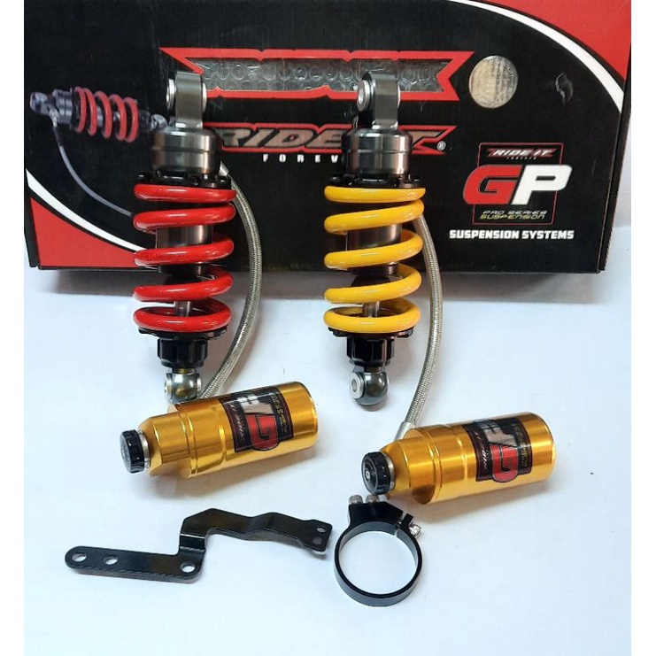 RIDE IT Monoshock MX King Tabung Pisah GP 103 Flexible Shock Belakang Jupiter MX King Mono Shockbreaker