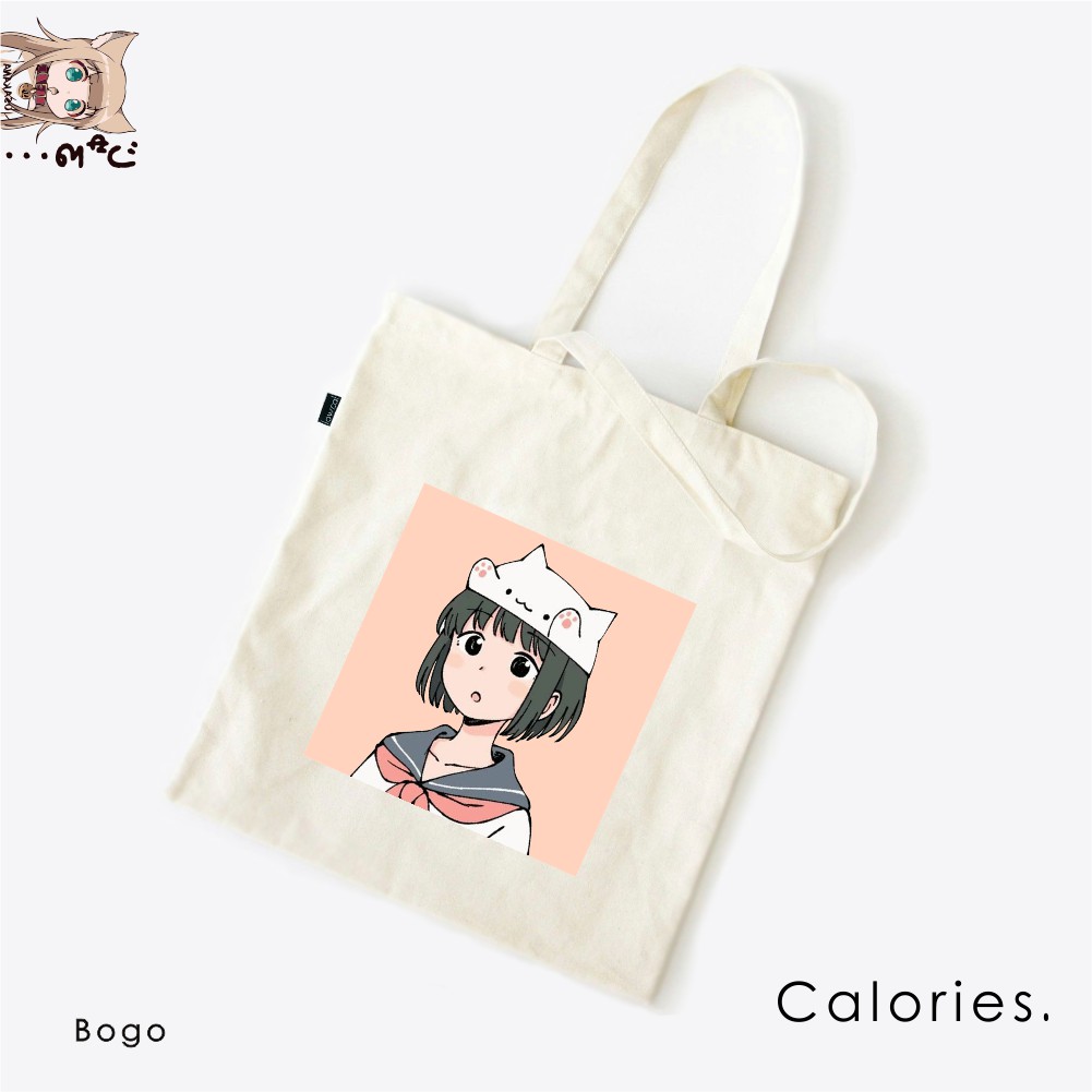 Totebag kucing Cat lovers yellow Cat , black Cat lucu gemas sekali  #TOCG