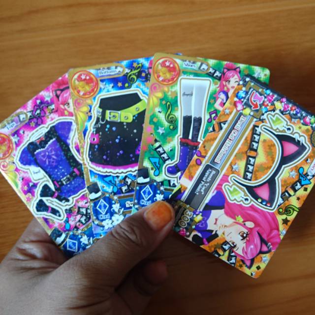 KARTU AIKATSU RARE CONSTELATION 'SWEET DEVIL COORD' SET 4 CARD