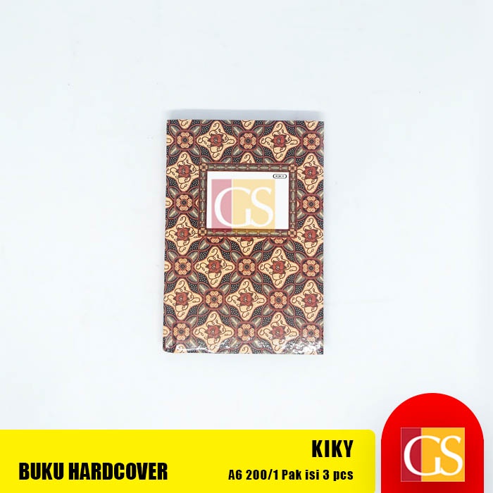 

BUKU TULIS HARDCOVER KIKY A6 200 LEMBAR