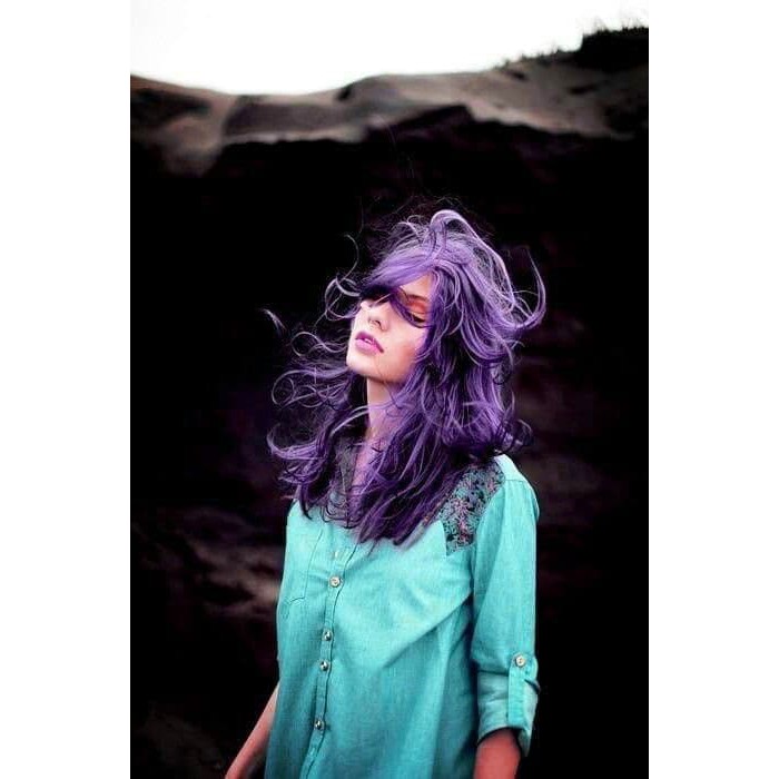 COLORE FRESCO VIOLET  CAT RAMBUT UNGU KEBIRUAN BAHAN DASAR AIR TANPA TAMBAHAN DEVELOPER