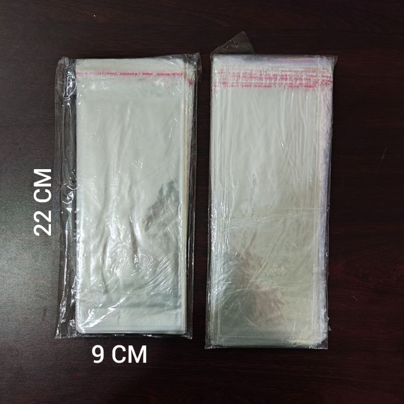Plastik Undangan / OPP Lem 9 x 22 CM