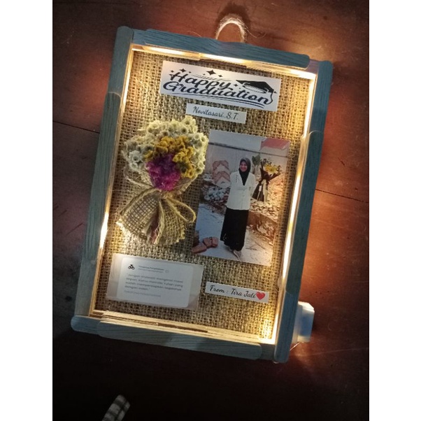 

Frame stik fairy lamp 15x20cm