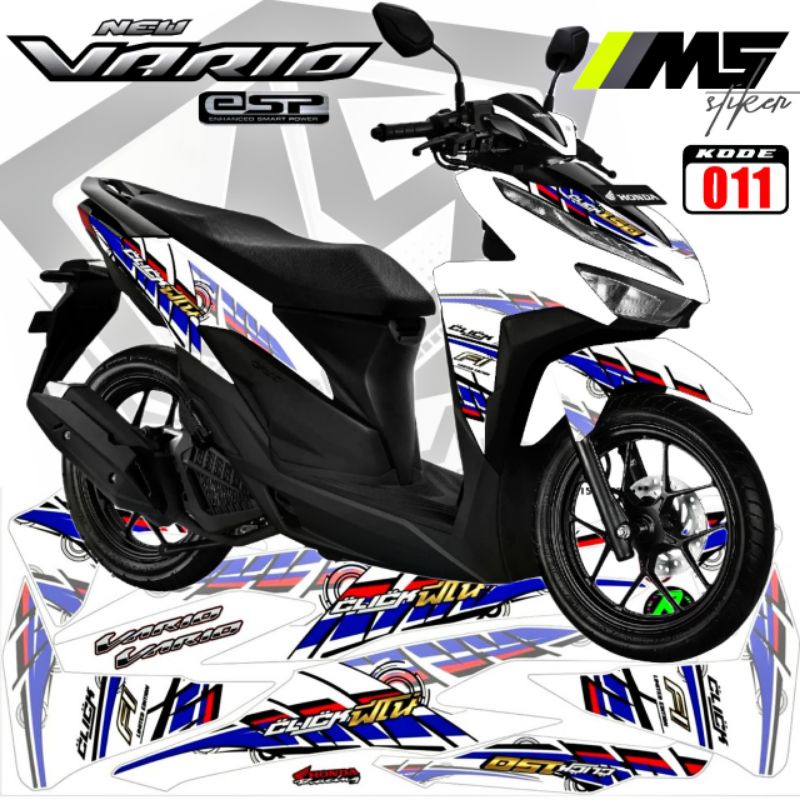 Decal Sticker Striping Variasi Vario 125 2019-2022 & Vario 150 2019-2022 - Vario 125 Esp Cbs Iss - V