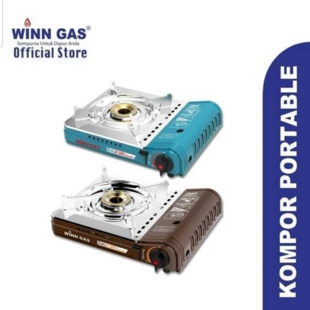 Winn Gas Kompor Portable W2WS Anti Meledak double Safety 2 Fungsi