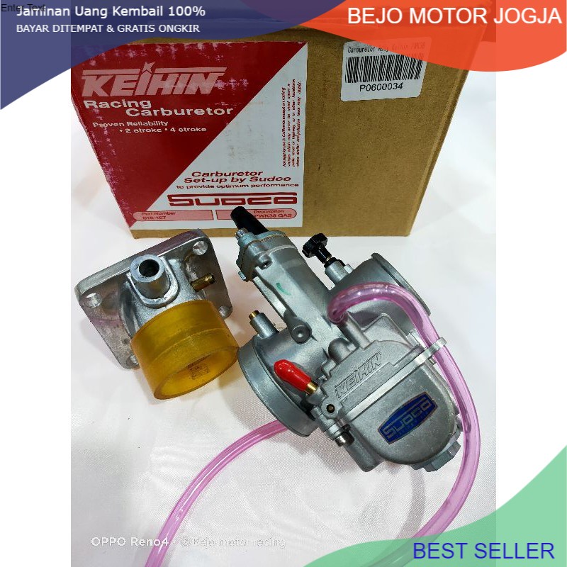 karbu RX King pwk sudco 34mm plus manipol RX KING pnp tinggal pasang setting mudah dan langsam