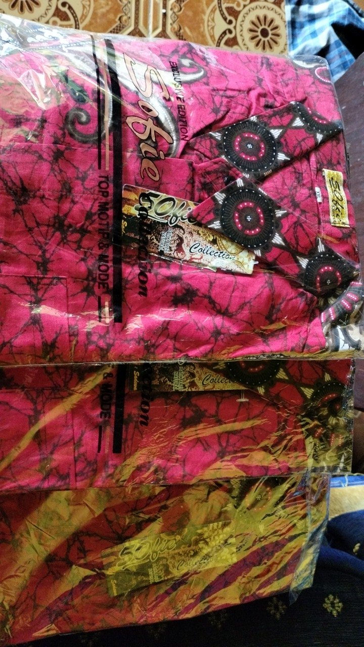 Rama Abang Kemeja Batik Pria Lengan Pendek Reguler M L Xl Xxl