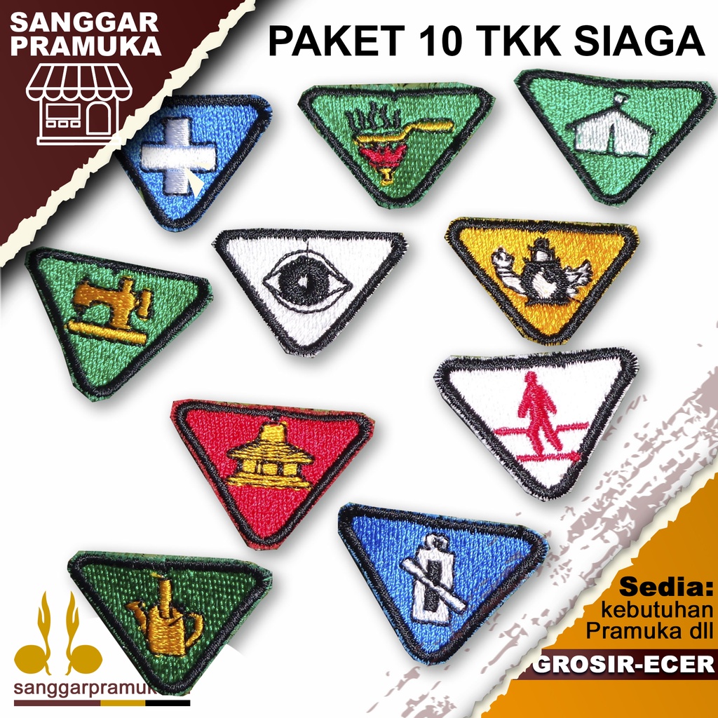 TKK Wajib Pramuka Siaga/SD MI Paket lengkap