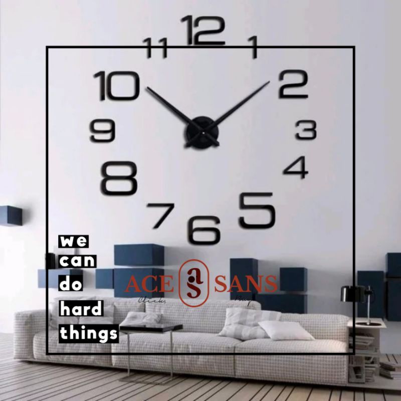 Jam Dinding 3D I Jam Dinding I Jam I Jam Analog I Jam Digital I Jam Tangan I Dekorasi Dinding