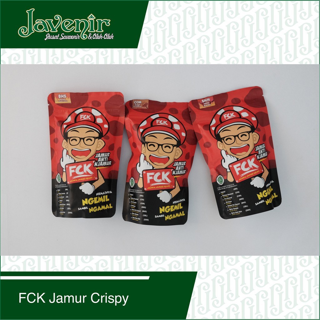 

Javenir FCK Keripik Jamur Crispy Kekinian Aneka Rasa