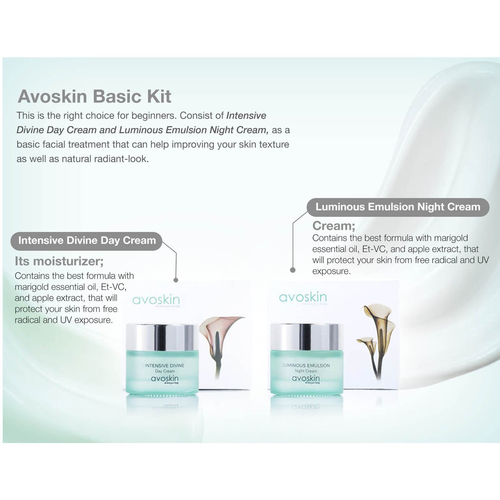 AVOSKIN Day Cream/Night Cream/Basic Kit