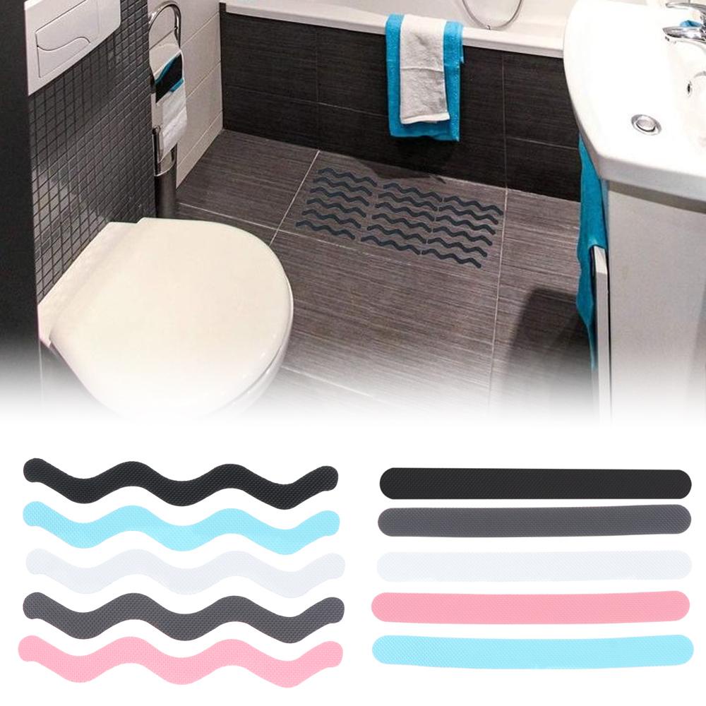 TOP 24pcs Strip Anti Slip Aksesori Kamar Mandi Bathtub Multicolor Tangga Steps Pad