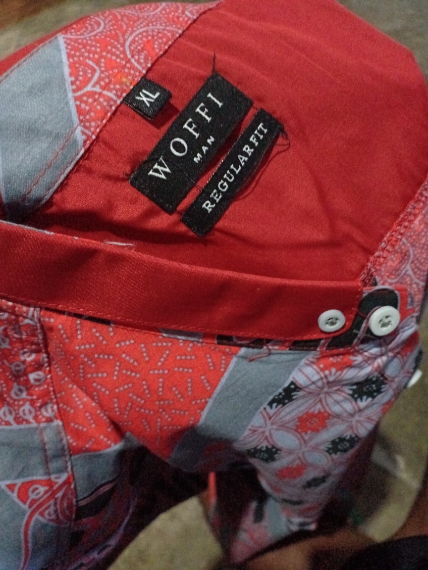 Woffi Man Kemeja Batik - Gwane Regular Fit Cotton Print