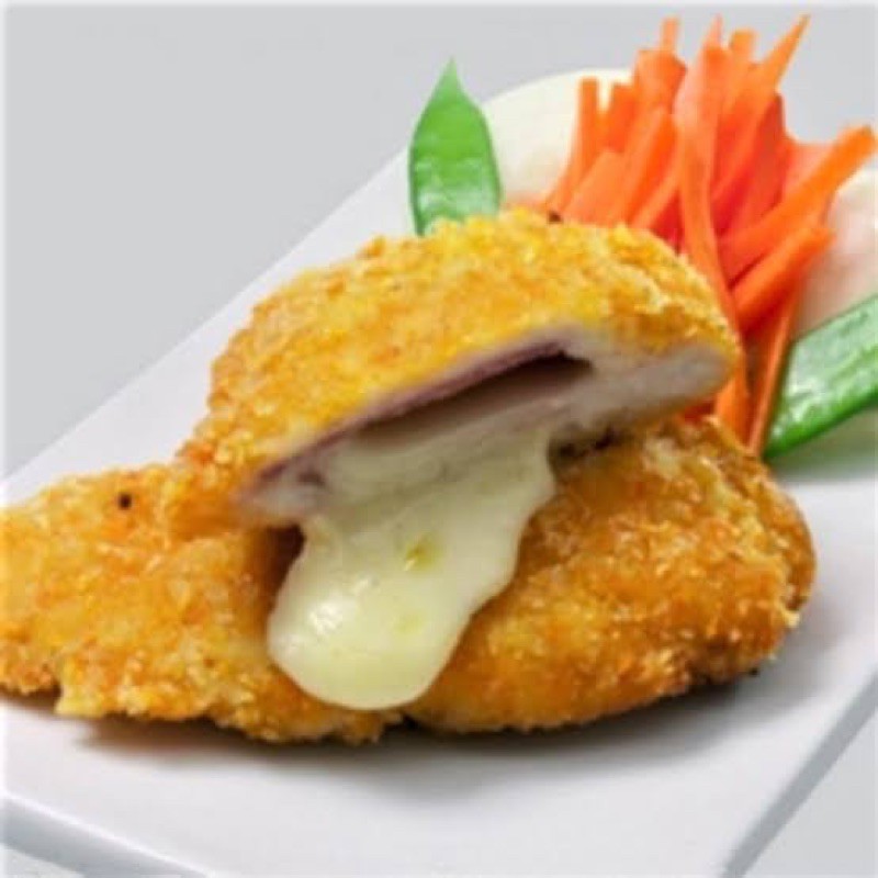 

chicken cordon bleu premium frozen kualitas restoran isi 6pcs