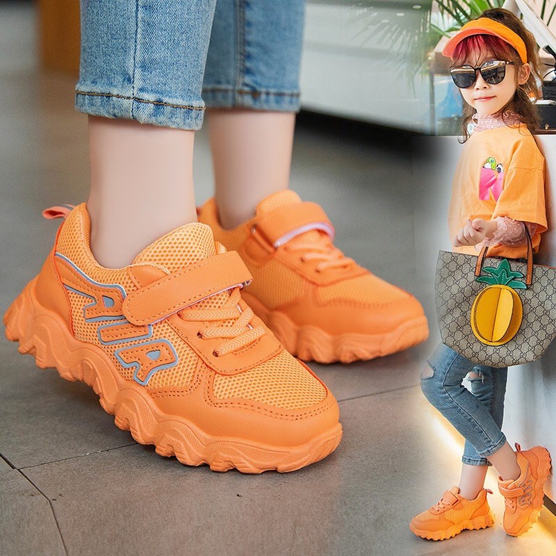 1001 Sepatu Sneakers Fashion Korea Anak AIA Full Color Sepatu Anak Perempuan Laki laki Cewek Cowo