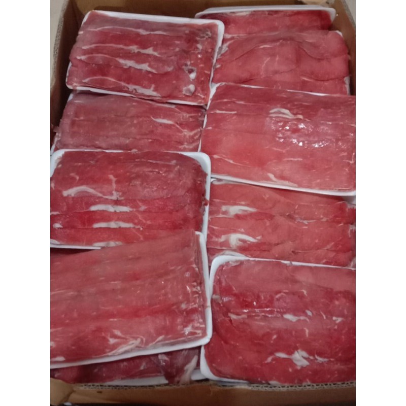 

sliced beef non fat