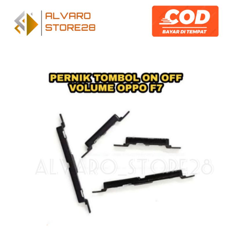 Tombol luar on off volume OPPO F7 ORIGINAL HITAM MERAH READY LANGSUNG KIRIM