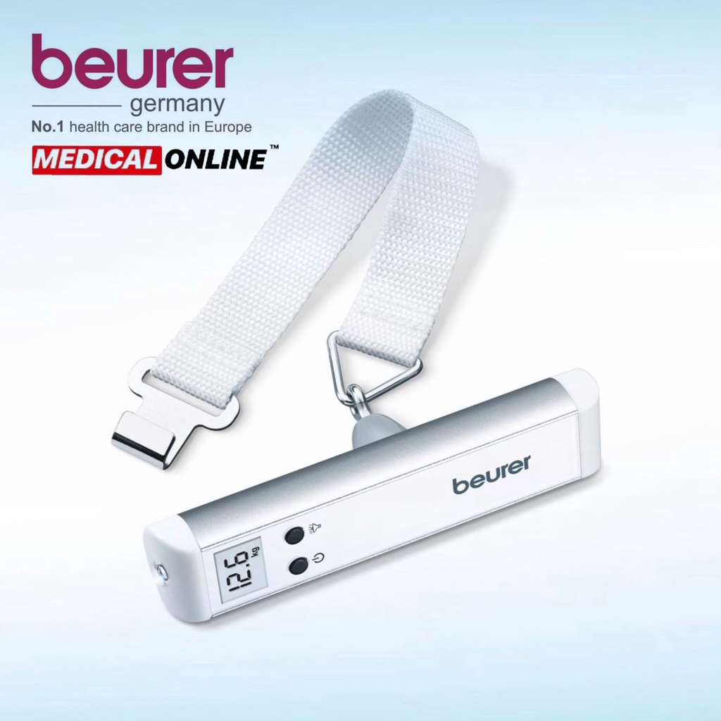 BEURER LS10 LS-10 TIMBANGAN BAGASI + LAMPU / LUGGAGE SCALE WITH LAMP MEDICALONLINE MEDICAL ONLINE