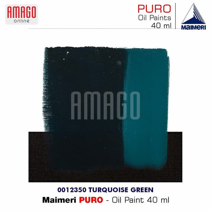 MAIMERI PURO - OIL PAINT - TURQUOISE GREEN - 40ML - M0012350