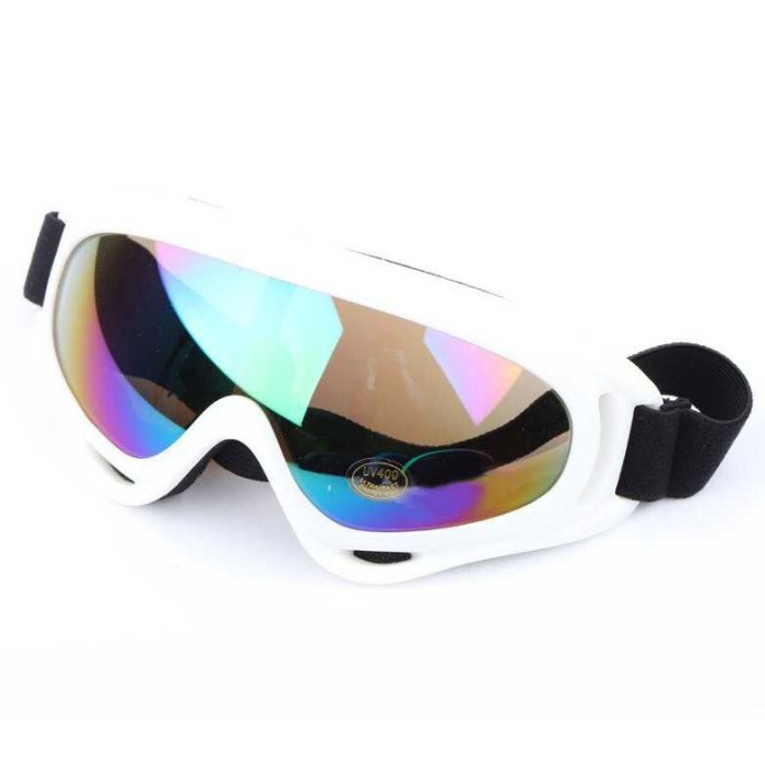 Motorcycle Dustproof Ski Goggles Glasses Anti Static Shock Ski Sport - RAINBOW