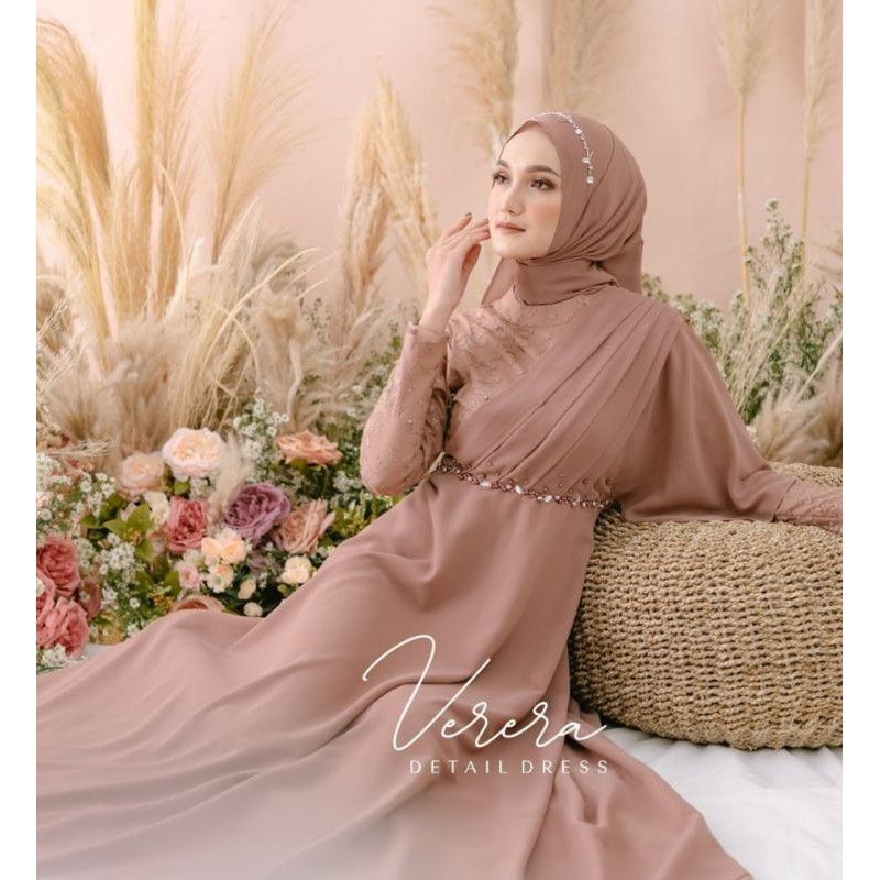 VERETA DRESS // GAUN MUSLIMAH - GAUN UNTUK PESTA - GAUN PESTA BUSUI - GAUN PESTA BUMIL - GAUN MUSLIMAH BUMIL - GAUN TERLARIS - GAUN TERBARU - GAUN WUDHU FRENDLY GAUN BUSUI FRENDLY - DRESS PESTA - DRESS PREMIUM