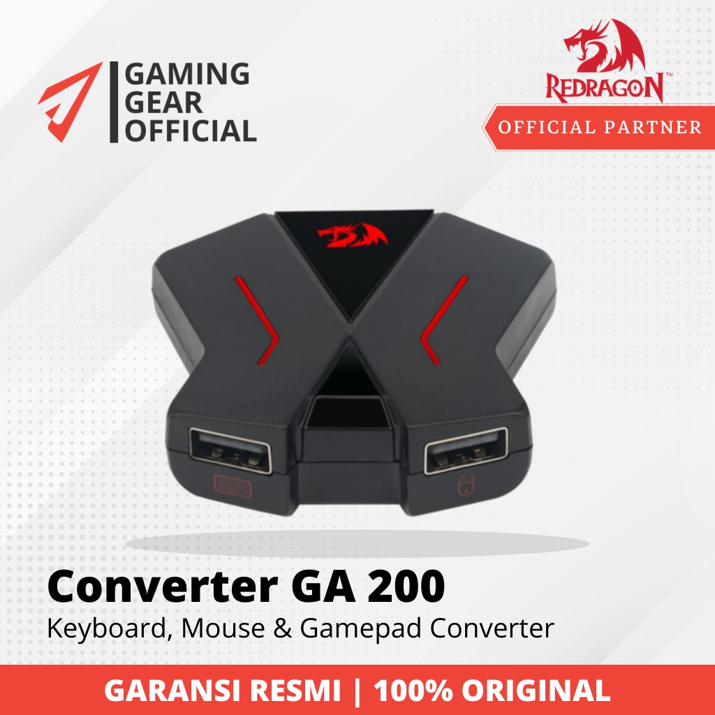 [100% ORI] Redragon Keyboard Mouse PS3 PS4 Switch Xbox Converter ERIS - GA 200