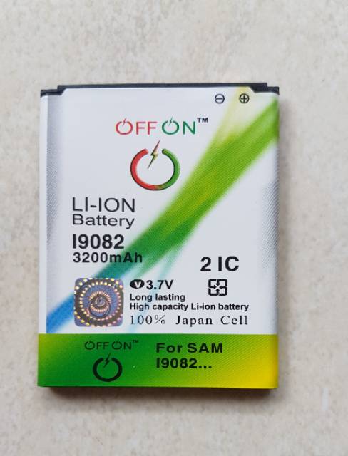 Baterai Battery Batre Doublepower Samsung Grand Duos i9082 Grand 1 i9080 Grand Neo i9060 Merk OFFON