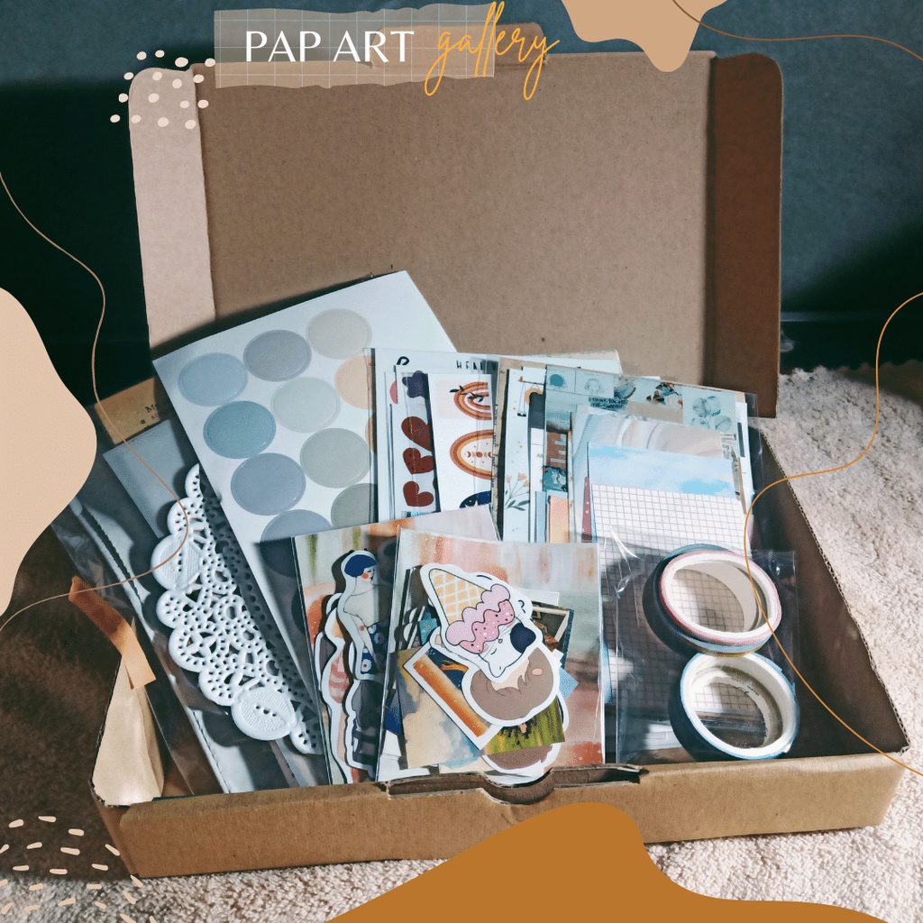 

Journal KIt Jumbo / Journal Kit Vintage / Jurnal Kit / Journaling / Pastel Journal Kit
