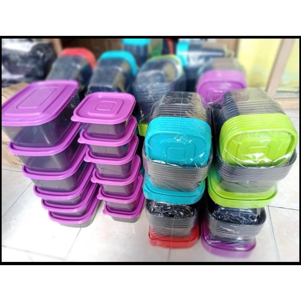 Calista Rumoi Sealware 12 PCS Food Container Toples Plastik Set Food Preparation Food Storage Set Tempat Wadah Penyimpanan Makanan Tempat Bumbu Dapur Set Lunch Box/Toples Calista Set/ Toples Kulkas Set Storage Kulkas/ Toples Lebaran Set