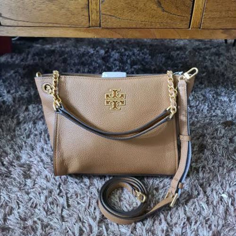 Preloved TB Britten Mini Tote Bark ❌❌SOLD❌❌