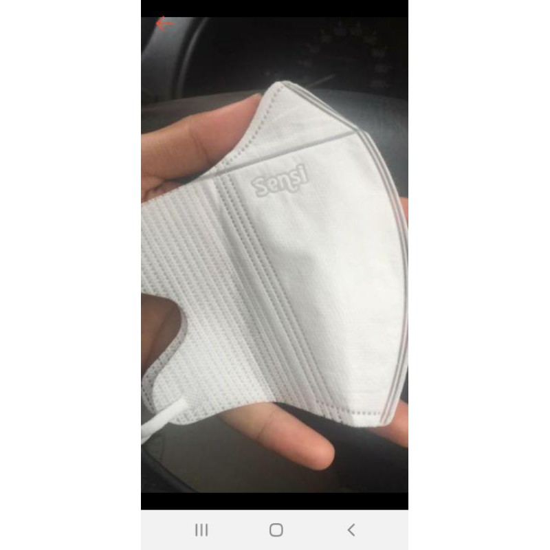 Masker Sensi Duckbill Repack isi 10pcs ada Embos Sensi nya