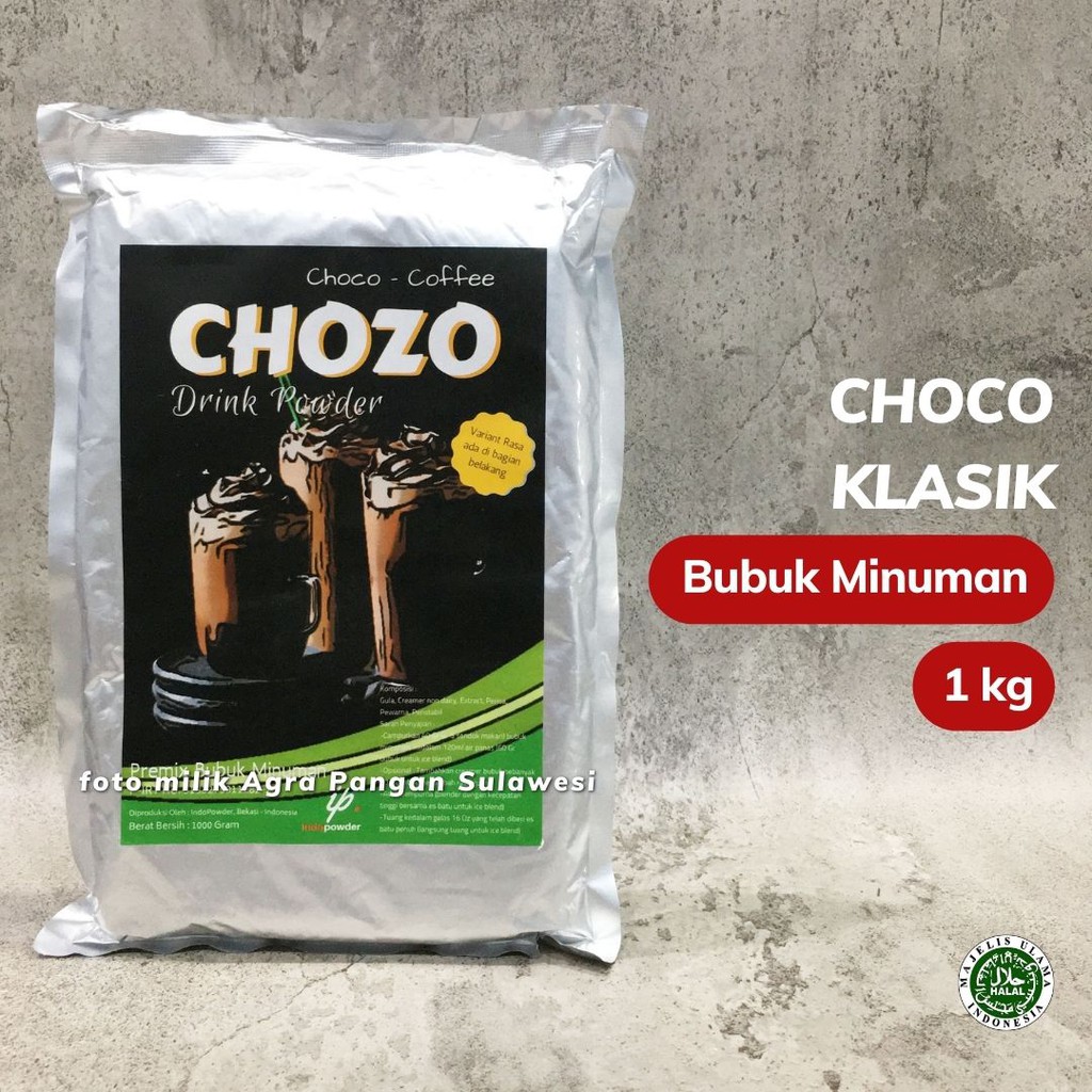 

Bubuk Minuman COKLAT KLASIK 1kg | Chocolate Cokelat Choco Classic Drink Powder Bubble Milkshake Milk Tea Premix Instan - Indo Powder