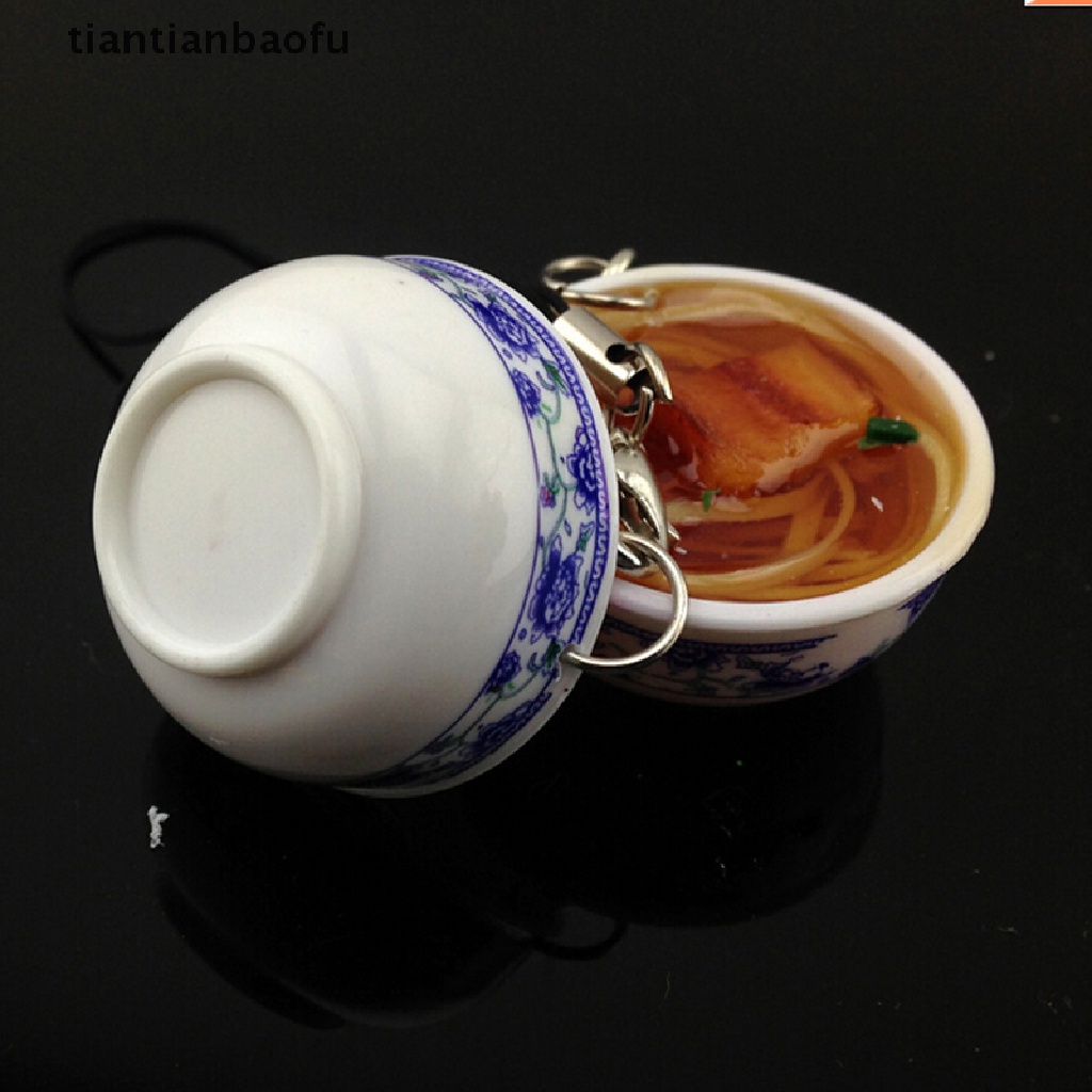 [tiantianbaofu]  Mouse over image to zoom      1PCS-Cute-Food-Simulation-Key-Chains-Chinese-Blue-and-white-porcelain-Foo