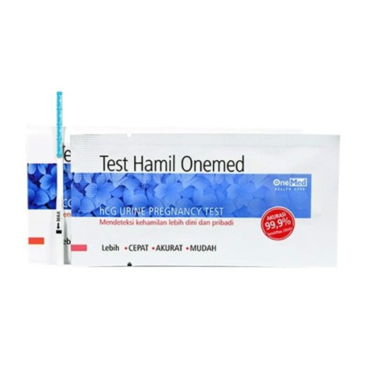 Jessen Onemed & Steril Medical Tes Hamil / Test Pack / Tes Kehamilan - 1 Strip-Onemed - 1 Strip