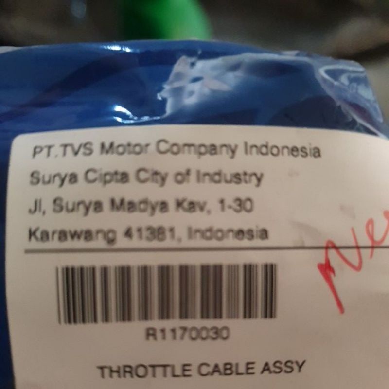 Kabel Gas Neo/Rockz TVS ( throttle cable assy )