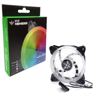 Paket Fan Casing 12cm NYK AURA Nemesis LED RGB Gaming Fan Case 4 Pcs