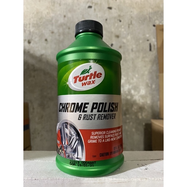 Turtle Wax Chrome Polish n Rust Remover 355ml