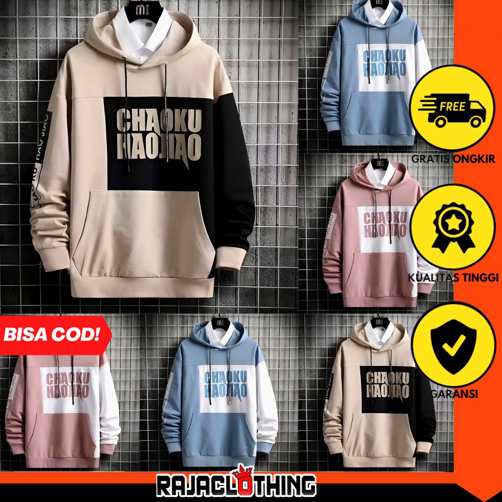 RCL - Jaket Sweater Hoodie Tebal Pria Wanita Jaket Distro Cowok Bahan Fleece